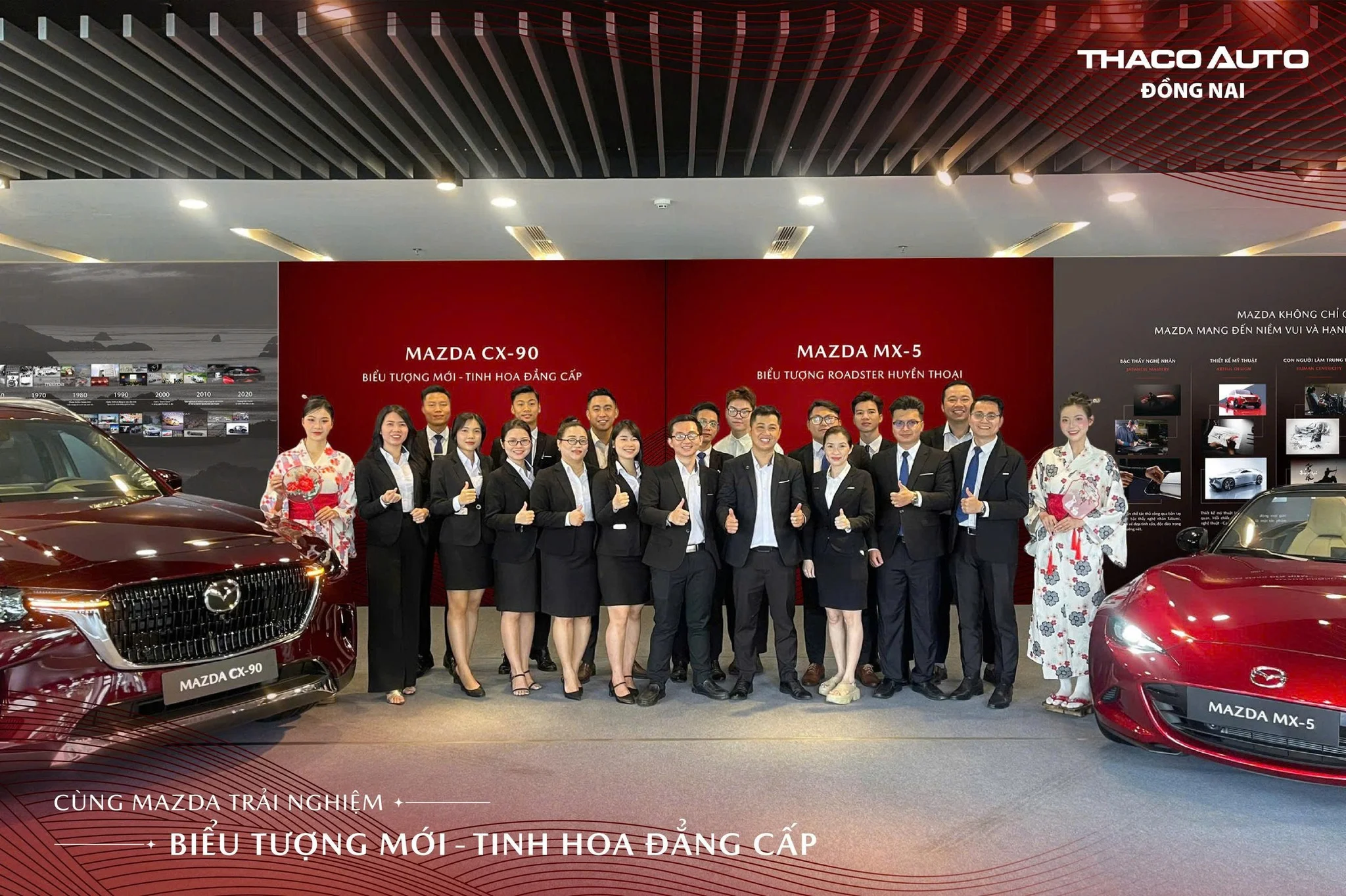 KHÔNG GIAN TRẢI NGHIỆM ĐẬM CHẤT XỨ SỞ ANH ĐÀO TẠI SHOWROOM MAZDA BIÊN HÒA