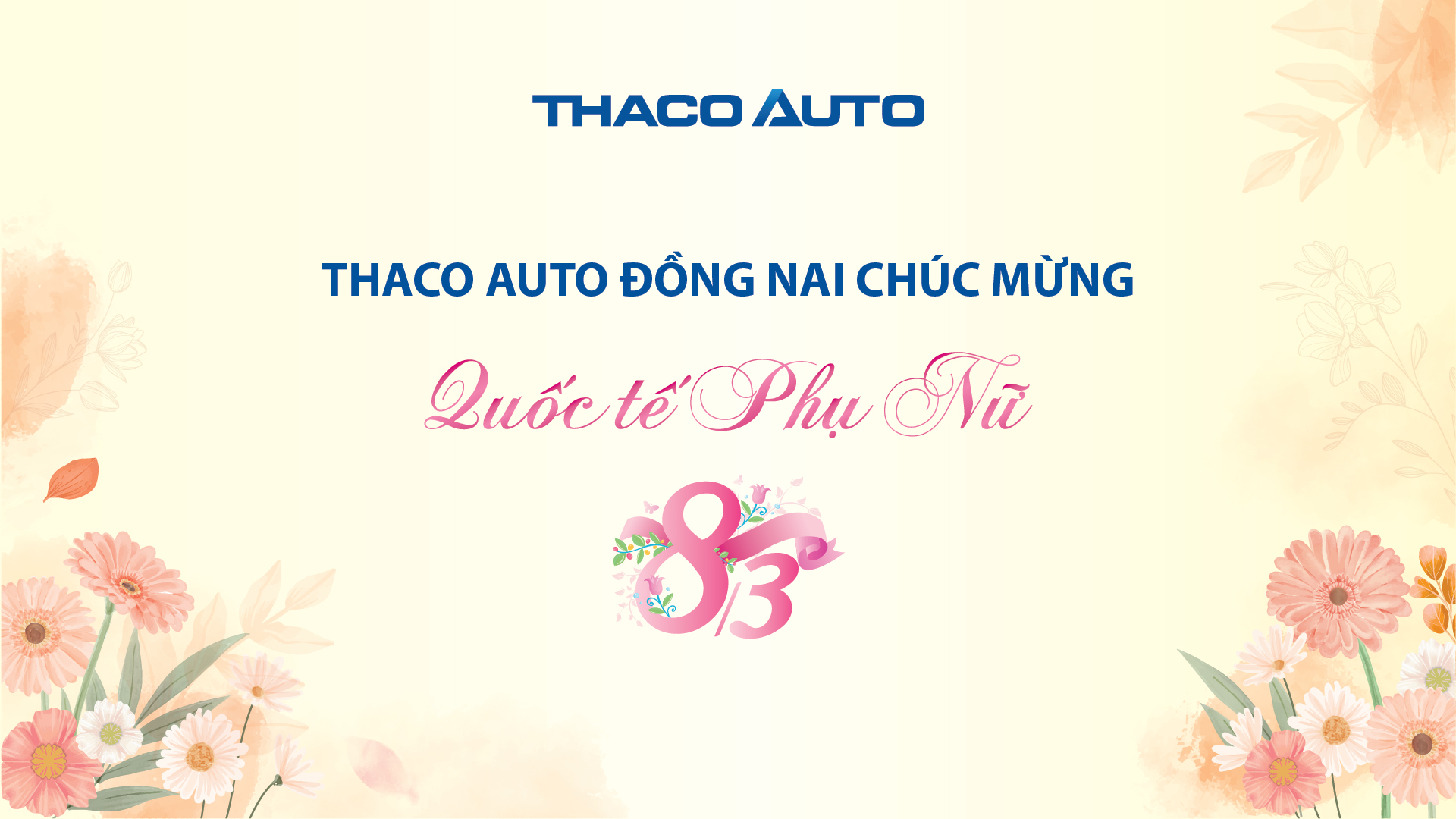 CHÚC MỪNG NGÀY QUỐC TẾ PHỤ NỮ 8/3