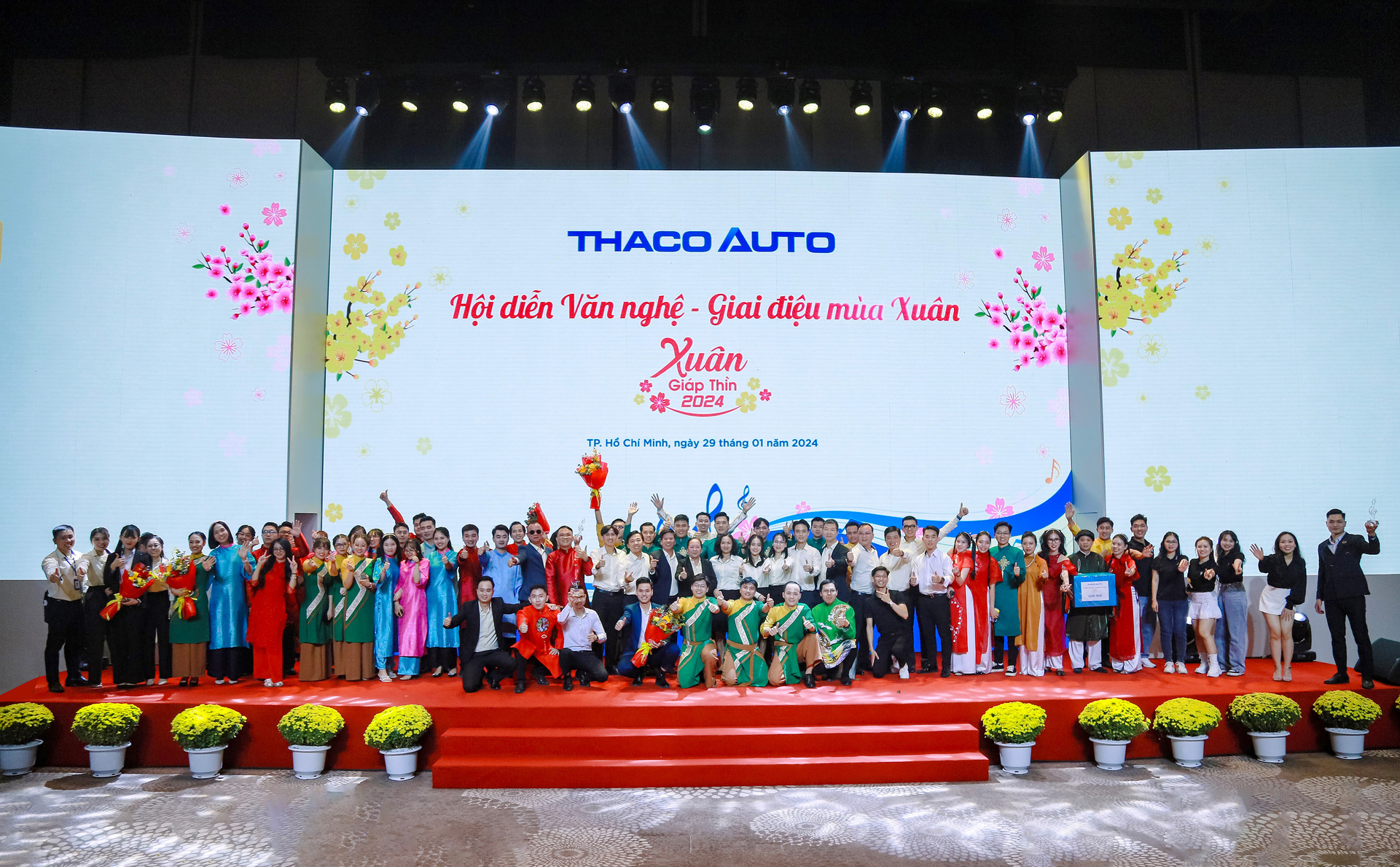 Hội diễn văn nghệ Giai Điệu Mùa Xuân – Xuân Giáp Thìn 2024 tại THACO AUTO đầy ắp cảm xúc