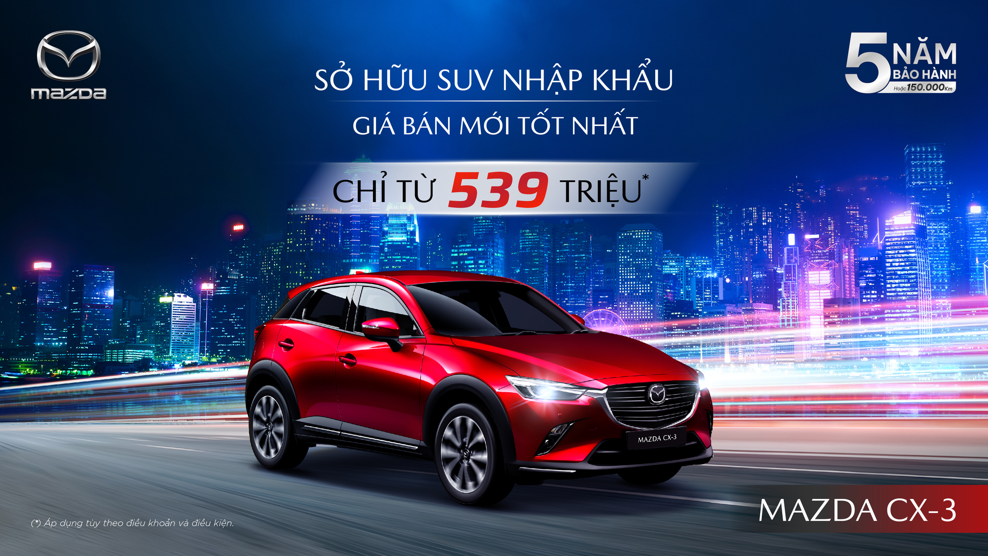 SỞ HỮU SUV NHẬP KHẨU MAZDA CX-3 VỚI GIÁ BÁN MỚI TỐT NHẤT TRONG NĂM