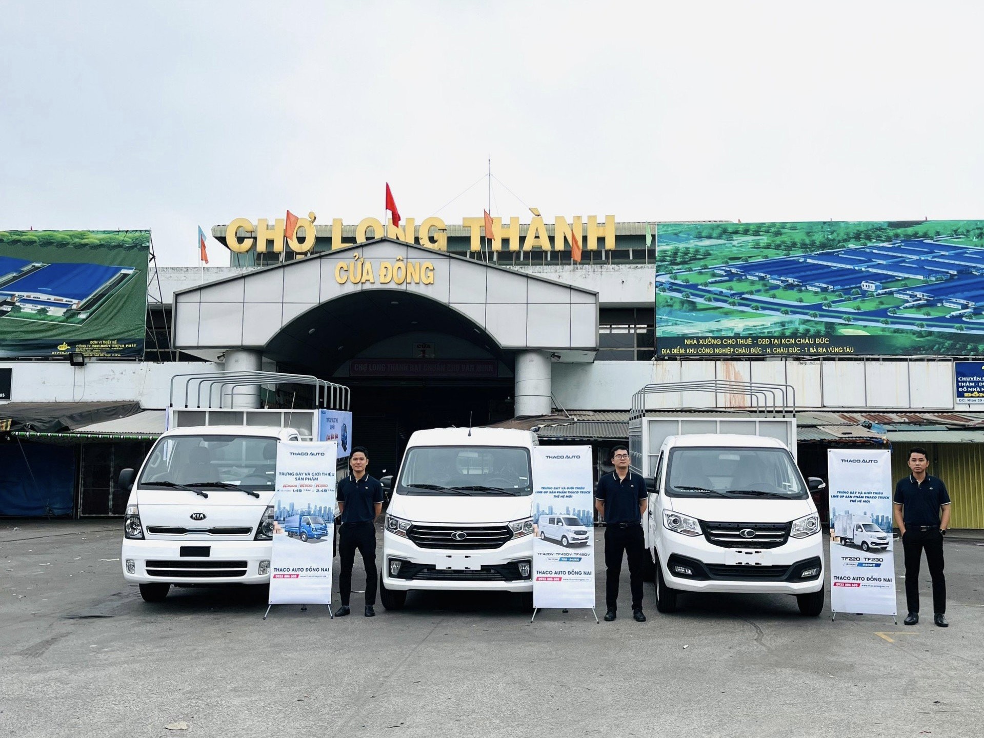 THACO AUTO Đồng Nai tổ chức chương trình trưng bày và giới thiệu line-up sản phẩm xe tải THACO TF hoàn toàn mới