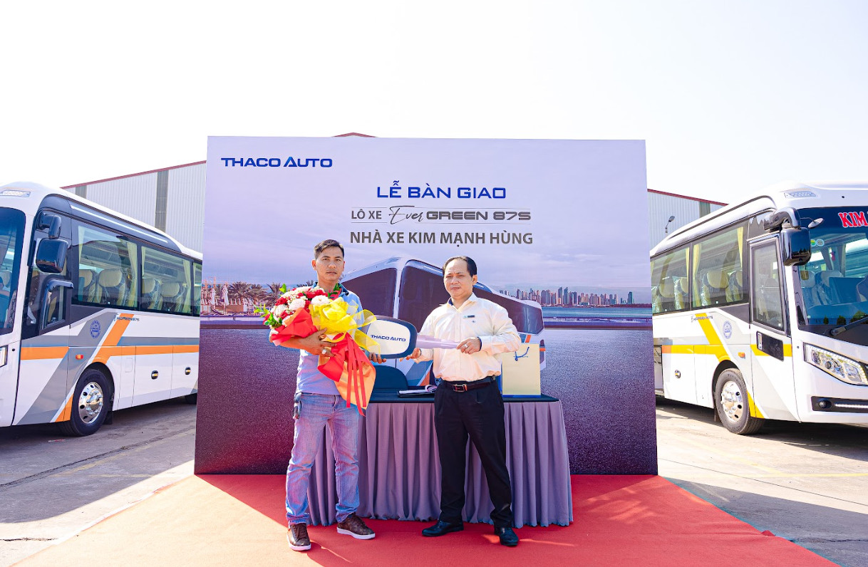 Bàn giao lô 10 xe Bus Evergreen 87S phục vụ vận tải hành khách tuyến Sài Gòn – Long Khánh