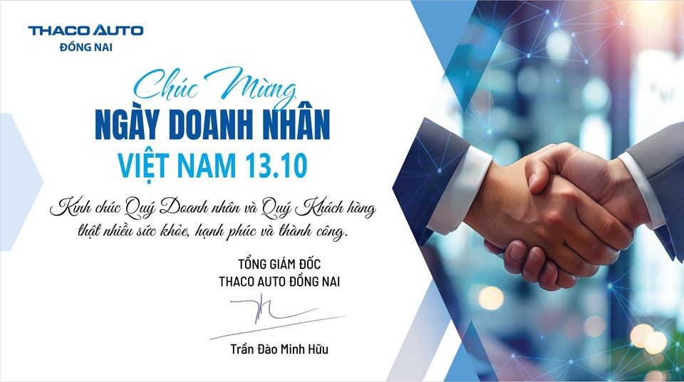 CHÚC MỪNG NGÀY DOANH NHÂN VIỆT NAM 13/10